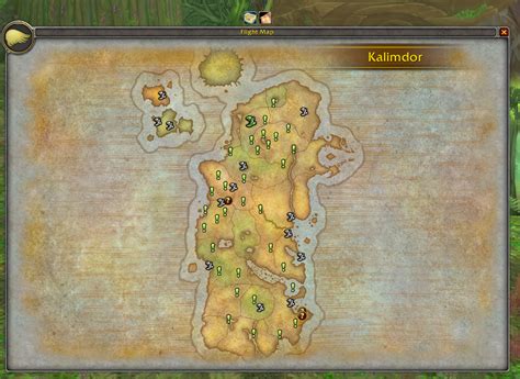 Kalimdor Map