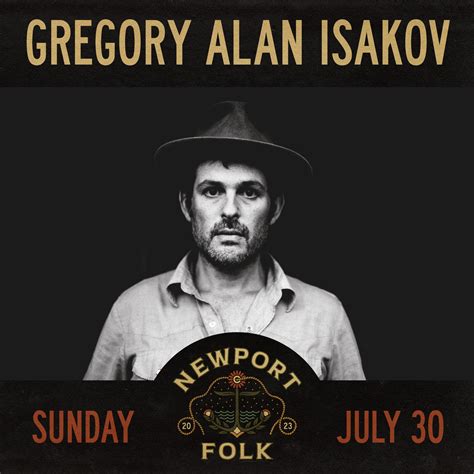 Gregory Alan Isakov added to the 2023 Newport Folk Festival lineup ...