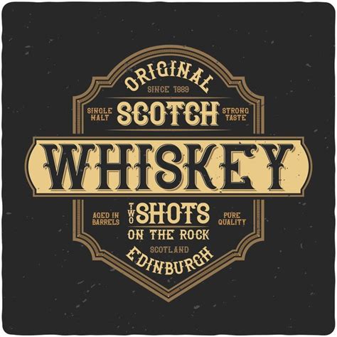 Whiskey label t shirt design for sale - Buy t-shirt designs | Whiskey ...