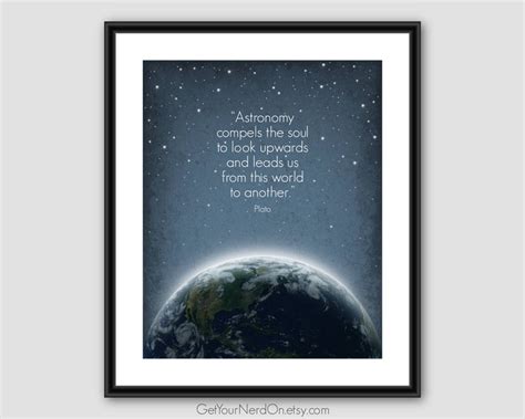 Inspirational Astronomy Quote Poster, Nerdy Science Teacher Home Decor ...