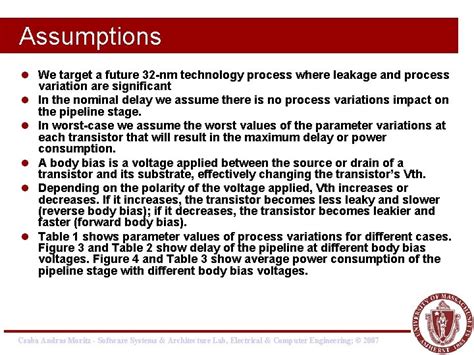 Microprocessor Design in the Face of Process Variations