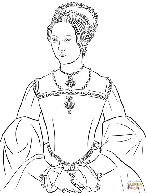 Mary I Tudor coloring page | Free Printable Coloring Pages