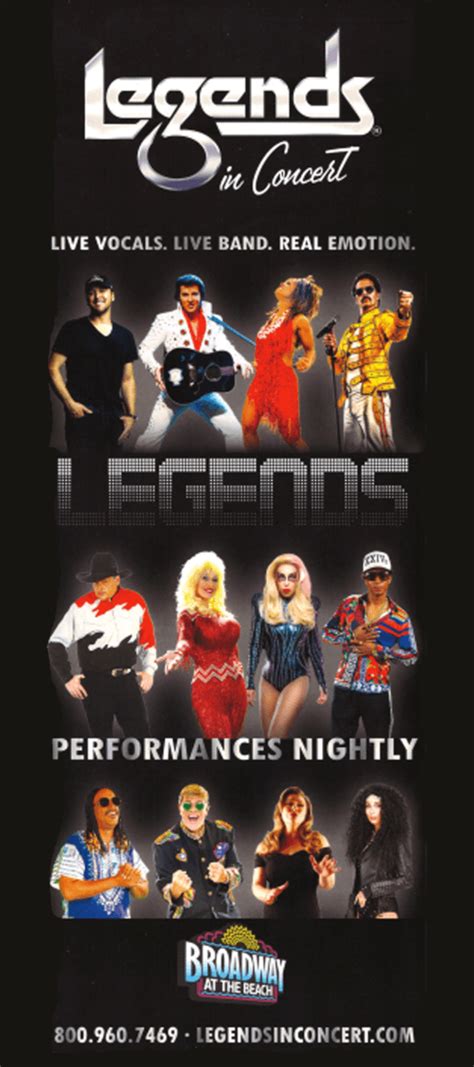 Legends in Concert - MobileBrochure - Myrtle Beach