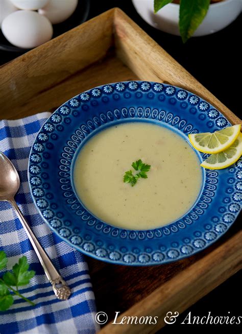 Avgolemono Soup Recipe | Lemons + Anchovies