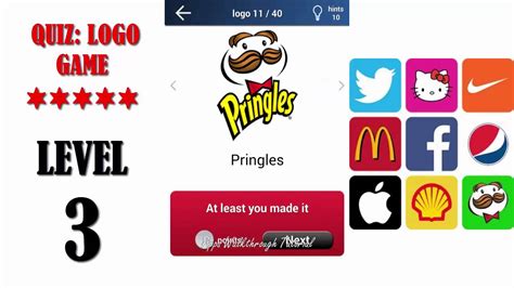 Quiz: Logo Game Level 3 - All Answers - Walkthrough ( By Lemmings at work ) - YouTube