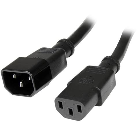 Computer Power Cord Extension - 6ft | C14 to C13 | 14 AWG | StarTech.com