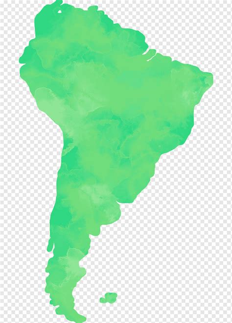 South America, Green, Continent, Map, Earth, Country, Geography, Learning, png | PNGWing