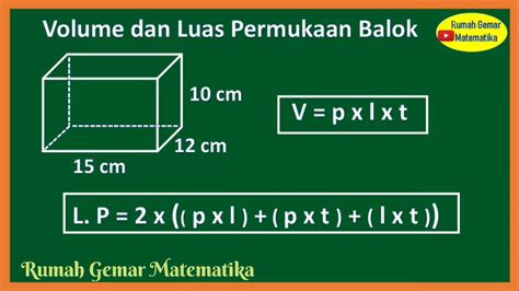 Cara Menghitung Rumus Luas Permukaan Balok Dan Contoh Soal Celebrities ...