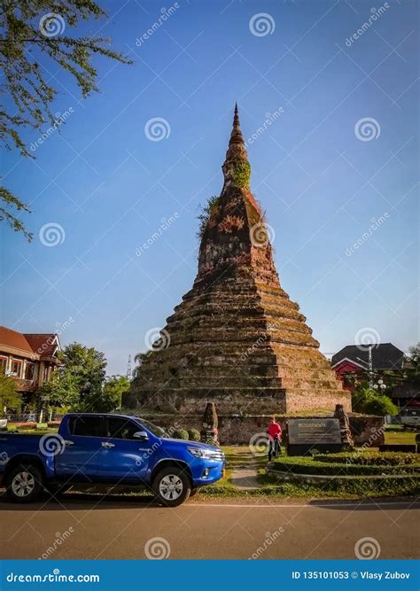 Laos Vientiane editorial stock photo. Image of asia - 135101053