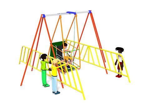 Wheelchair swing | Playground Swings | Action Play & Leisure