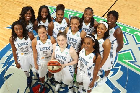 Minnesota Lynx 2012 (Photo by David Sherman) | Womens basketball, Wnba ...