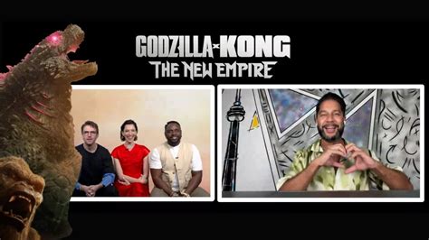 Devo’s chat with the cast of “Godzilla x Kong: The New Empire ...