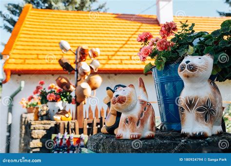 Tihany Village Ceramic Pottery Craft Souvenir Shop in Tihany, Hungary Editorial Stock Image ...