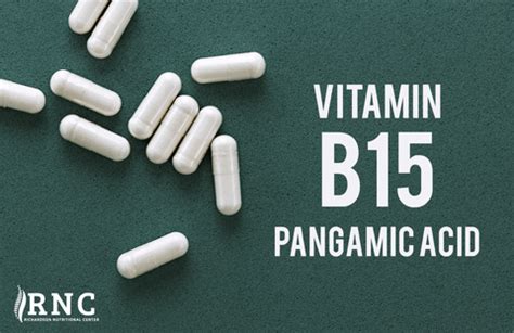 Vitamin B15 and Potential Health Benefits – Richardson Nutritional Center