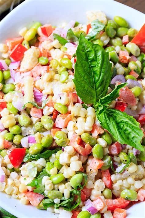 Roasted Corn and Edamame Salad - Spicy Southern Kitchen