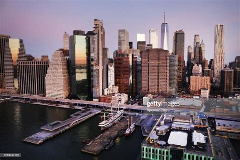 Dawn breaks over Manhattan as the city struggles to contain the... News ...