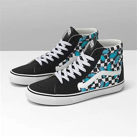 Butterfly Checkerboard Sk8-Hi | Shop Shoes At Vans