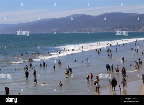 Santa Monica Beach Stock Photo - Alamy