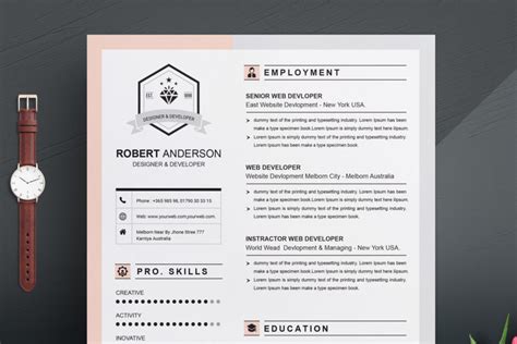 Resume Template | Apple Pages - Crella