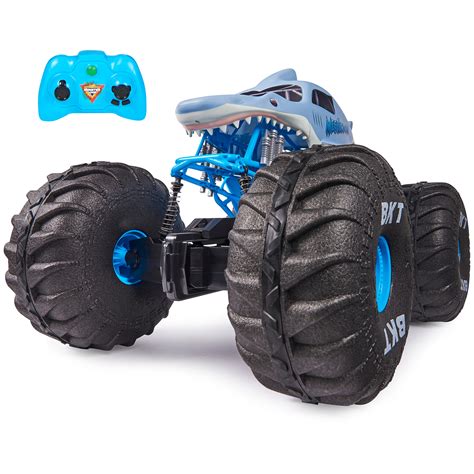 Buy Monster Jam, Official Mega Megalodon All-Terrain Remote Control Monster Truck, 1:6 Scale ...