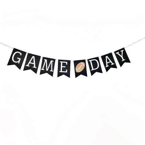 Gameday Banner / Game Day Banner / Football Party / Football - Etsy