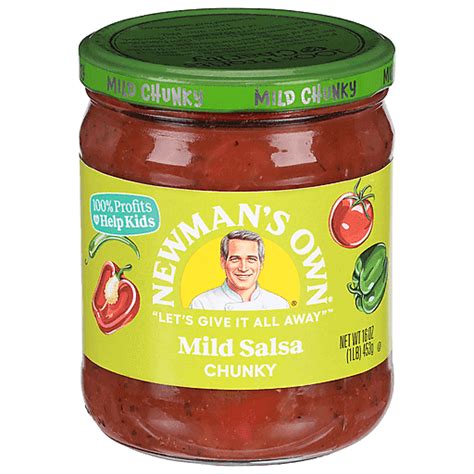 Newman's Own Salsa, Mild, Chunky 16 Oz | Mild Salsa | Sendik's Food Market