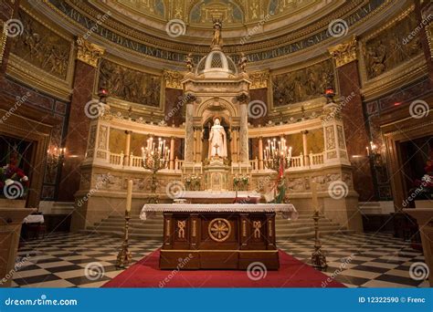 Interior Of A Catholic Church Stock Photo - Image: 12322590