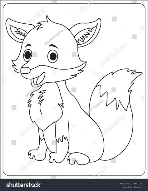 Abc Animals Coloring Pages Kids Toddlers Stock Vector (Royalty Free) 2173447145 | Shutterstock