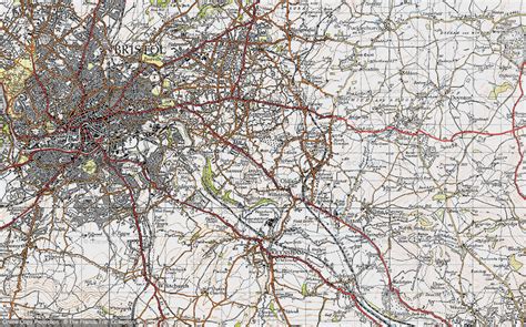 Historic Ordnance Survey Map of Longwell Green, 1946