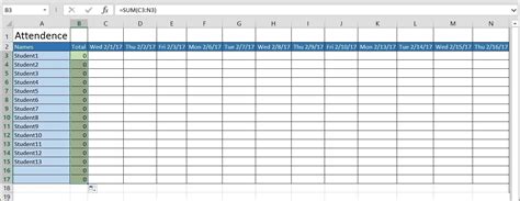 How to Create a Basic Attendance Sheet in Excel « Microsoft Office :: WonderHowTo