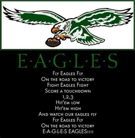 Eagles fight song ♥ | Eagles fight song, Fly eagles fly, Eagles