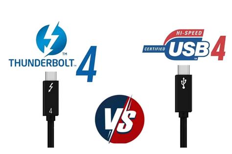 Thunderbolt 4 vs USB 4: Key Differences - PCVenus