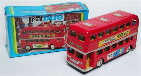 Vintage China Double Decker Bus | Toy and Childhood toys