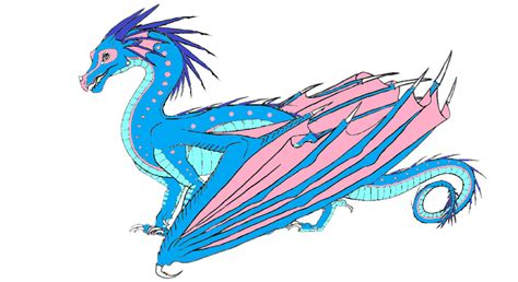 Adopt Rain/IceWing Hybrid - Wings of Fire - BOUGHT by Pomegranate-RainWing on DeviantArt