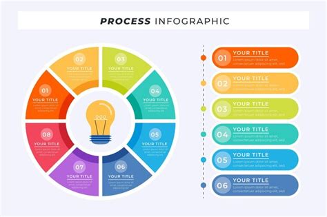 Free Vector | Process infographic template