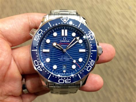 Brand New Omega Seamaster 300 Blue Wave Master Chronometer, Luxury, Watches on Carousell