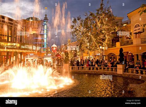 christmas decoration and illumination at the fountain of The Grove ...