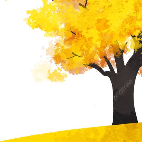 Autumn Maple Hd Transparent, Yellow Autumn Maple, Yellow Leaves, Tree, Leaves PNG Image For Free ...