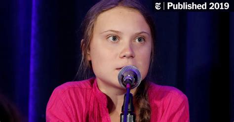 Greta Thunberg First Speech