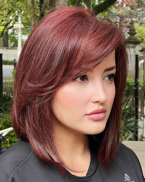 26+ Dark Mahogany Red Hair Color - MemunaAnnette