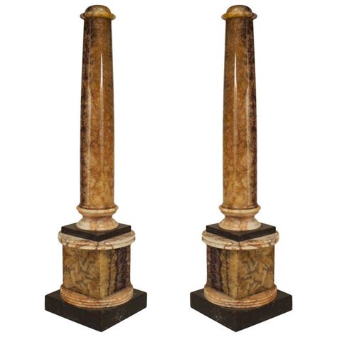 Pair of Important Blue John Columns, Circa 1810 For Sale at 1stdibs