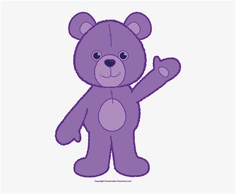 Image Freeuse Teddy Click To Save Image - Purple Teddy Bear Clipart ...