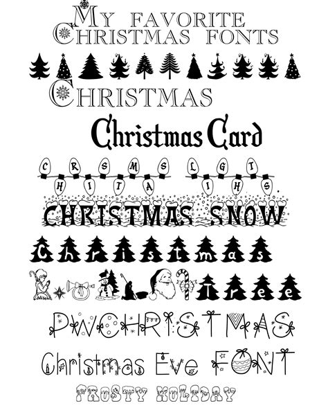 My Favorite (free!) Christmas Fonts | design | Pinterest | Christmas fonts, Fonts and Writing fonts