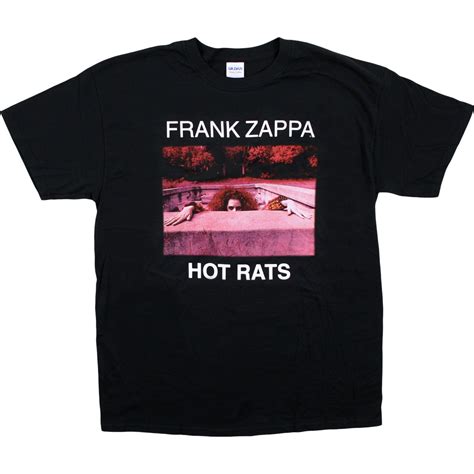 Frank Zappa Hot Rats Black T-Shirt Tee Liquid Blue