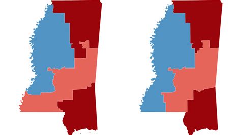 Mississippi redistricting 2022: Congressional maps by district