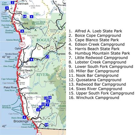 Wordpress Maps Of California California Coast Camping Map Picture ...