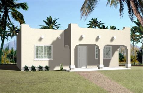 Adobe / Southwestern Style House Plan - 1 Beds 1 Baths 768 Sq/Ft Plan ...