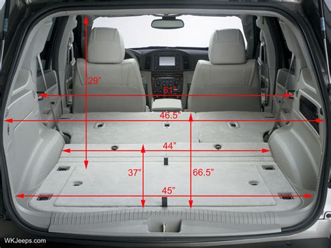 Jeep commander dimensions