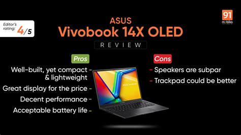 Asus Vivobook 14X OLED review: display champ - TechiAzi