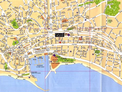 Cannes France Attractions Map